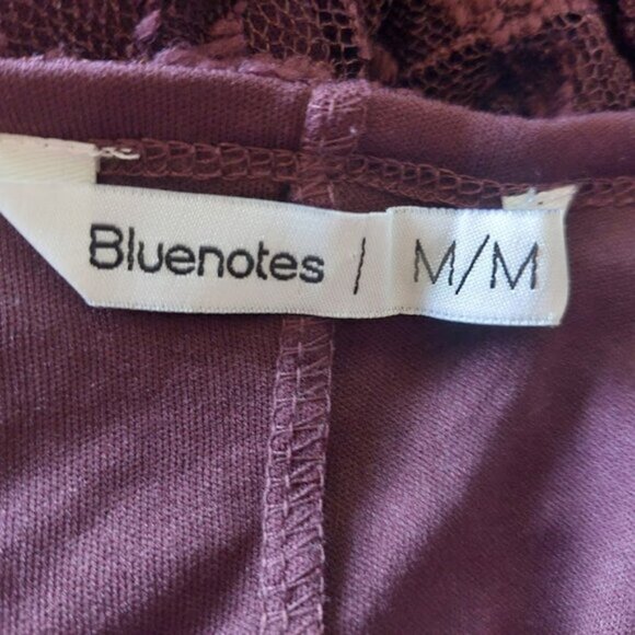 Long Sleeve Purple Lace Dress Size Medium - Picture 7 of 8